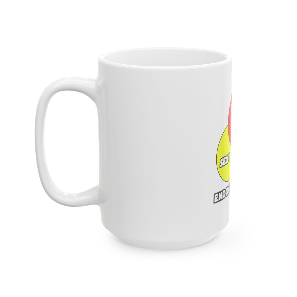 Venn Diagram .. Endocrinologists - Ceramic Mug, (11oz, 15oz)