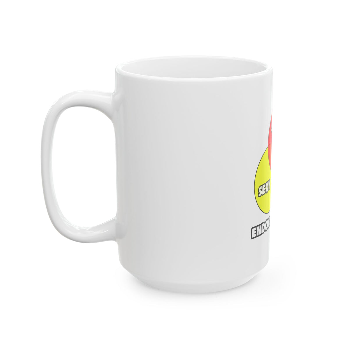 Venn Diagram .. Endocrinologists - Ceramic Mug, (11oz, 15oz)