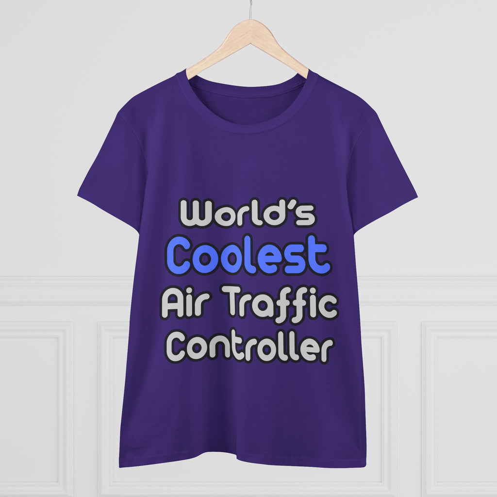 World's Coolest Air Traffic Controller - Women's Midweight Cotton Tee