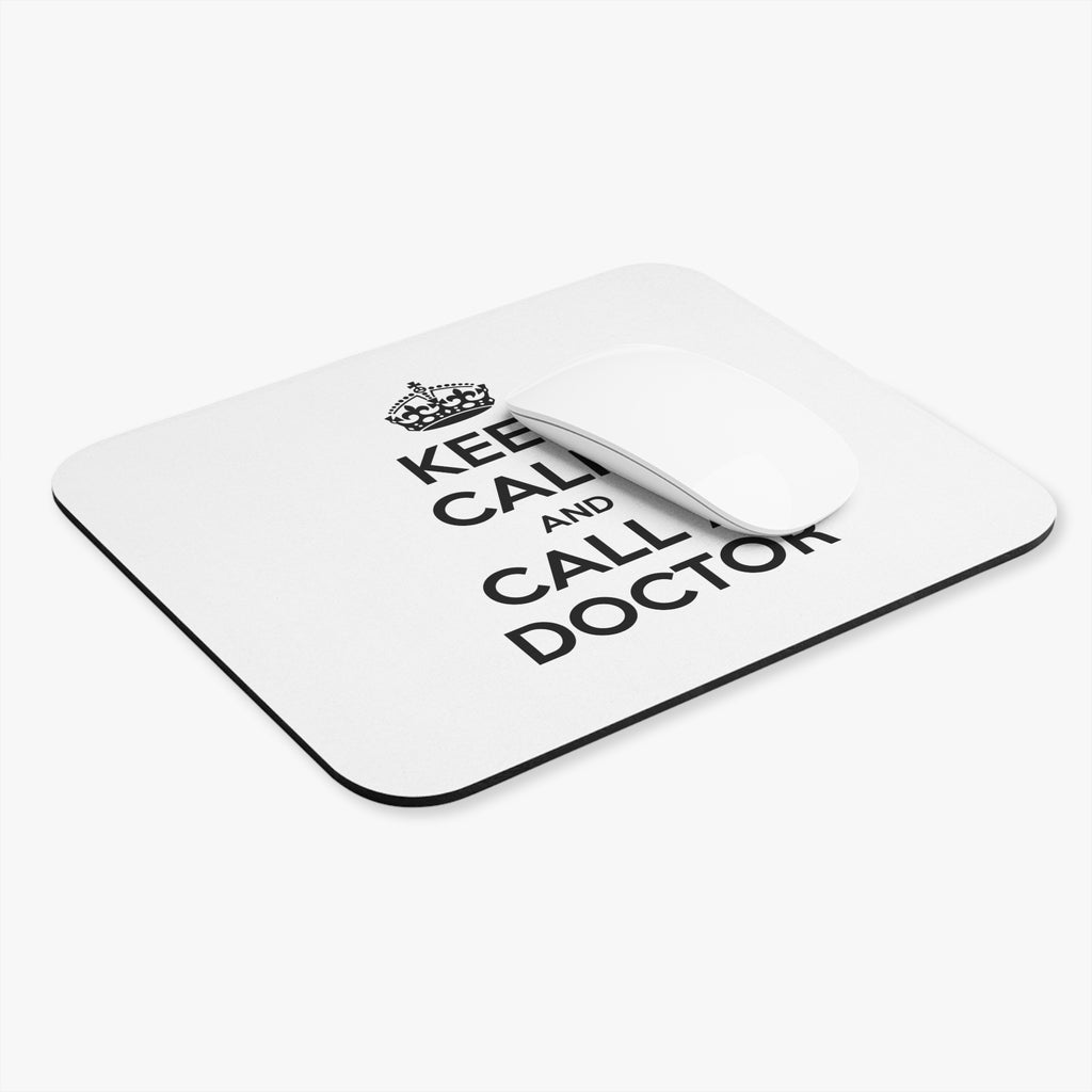 Keep Calm and Call a Doctor - Mouse Pad (Rectangle)