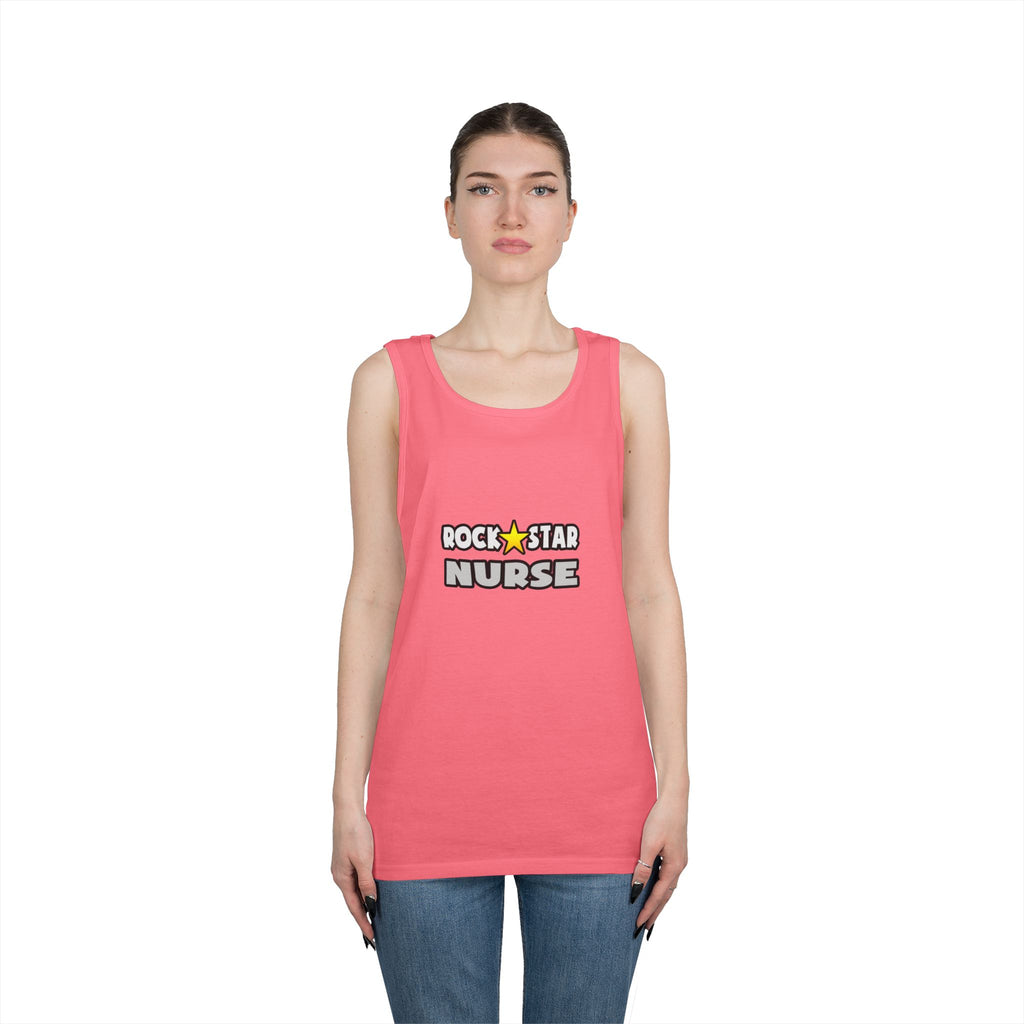 Rock Star Nurse (2) - Unisex Heavy Cotton Tank Top