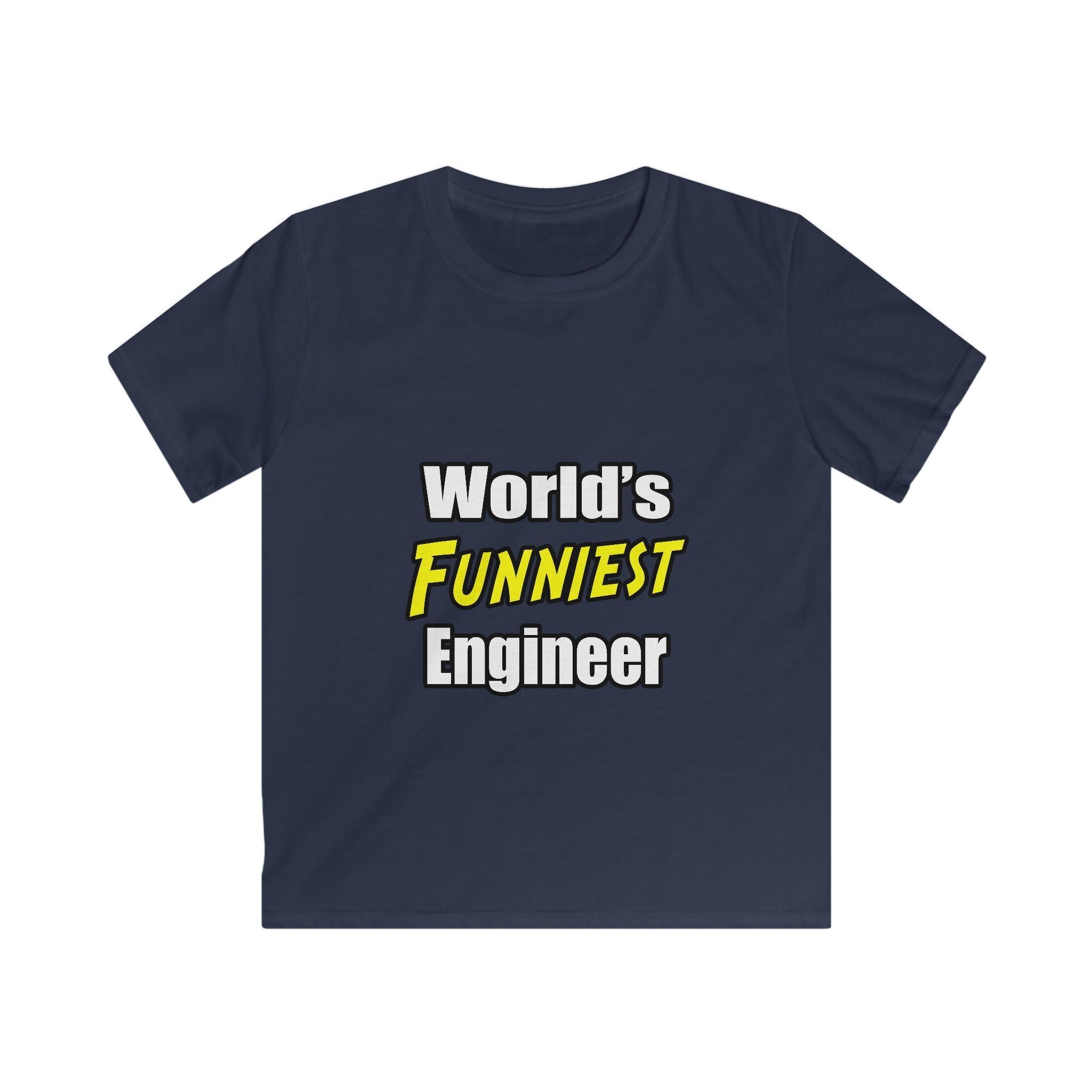 World's Funniest Engineer - Kids Softstyle Tee
