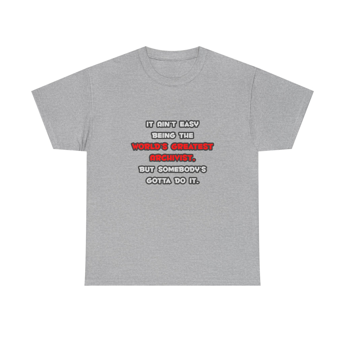 World's Greatest Archivist Joke - Unisex Heavy Cotton Tee