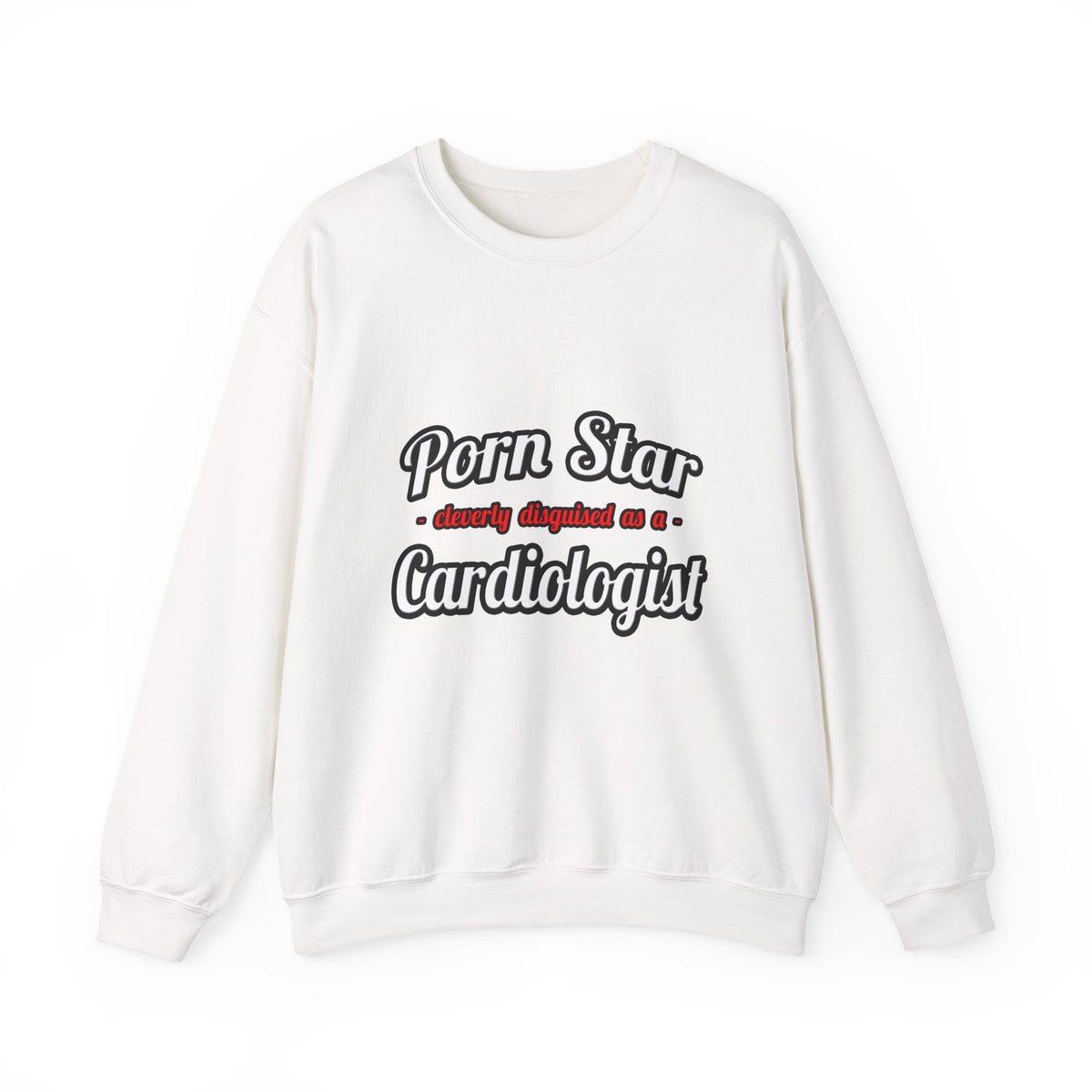 Porn Star...Cardiologist (2) - Unisex Heavy Blend™ Crewneck Sweatshirt