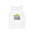 Actuary...Superior Intelligence - Unisex Heavy Cotton Tank Top