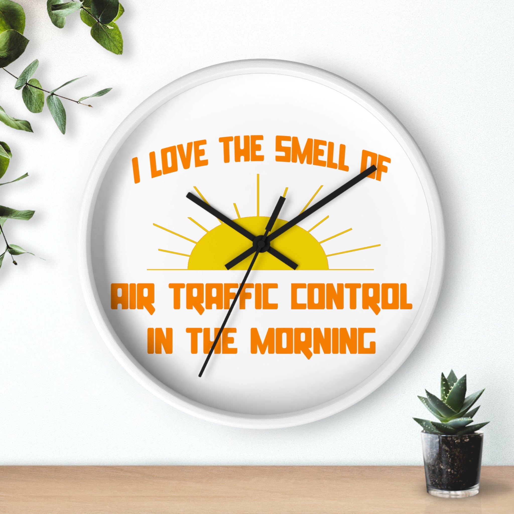 Smell of Air Traffic Control in the Morning - Wall Clock