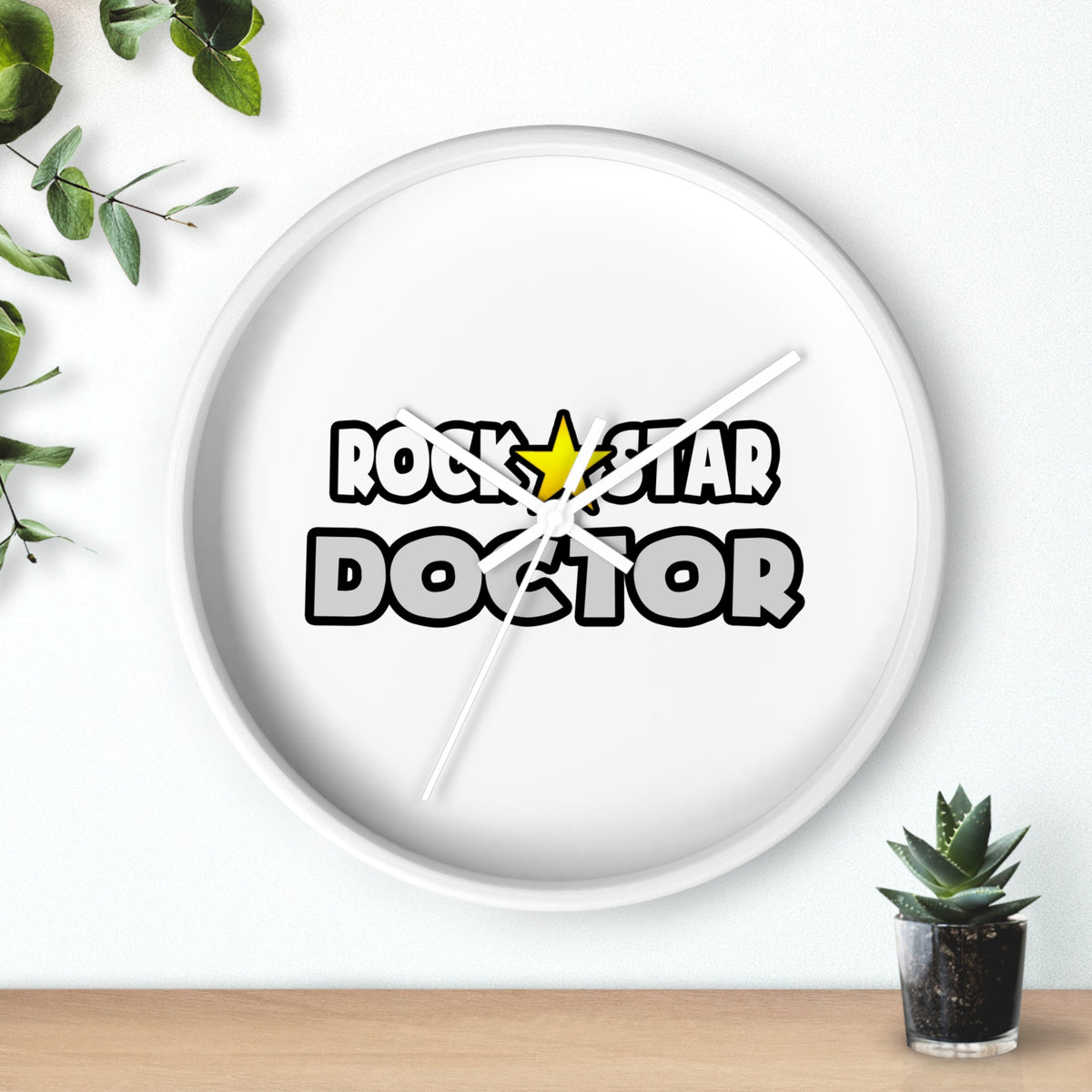 Rock Star Doctor (2) - Wall Clock