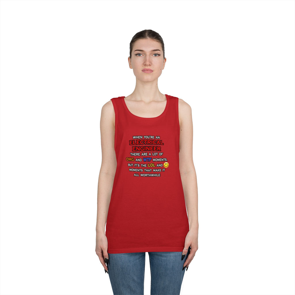 Funny Electrical Engineer ... OMG WTF LOL - Unisex Heavy Cotton Tank Top