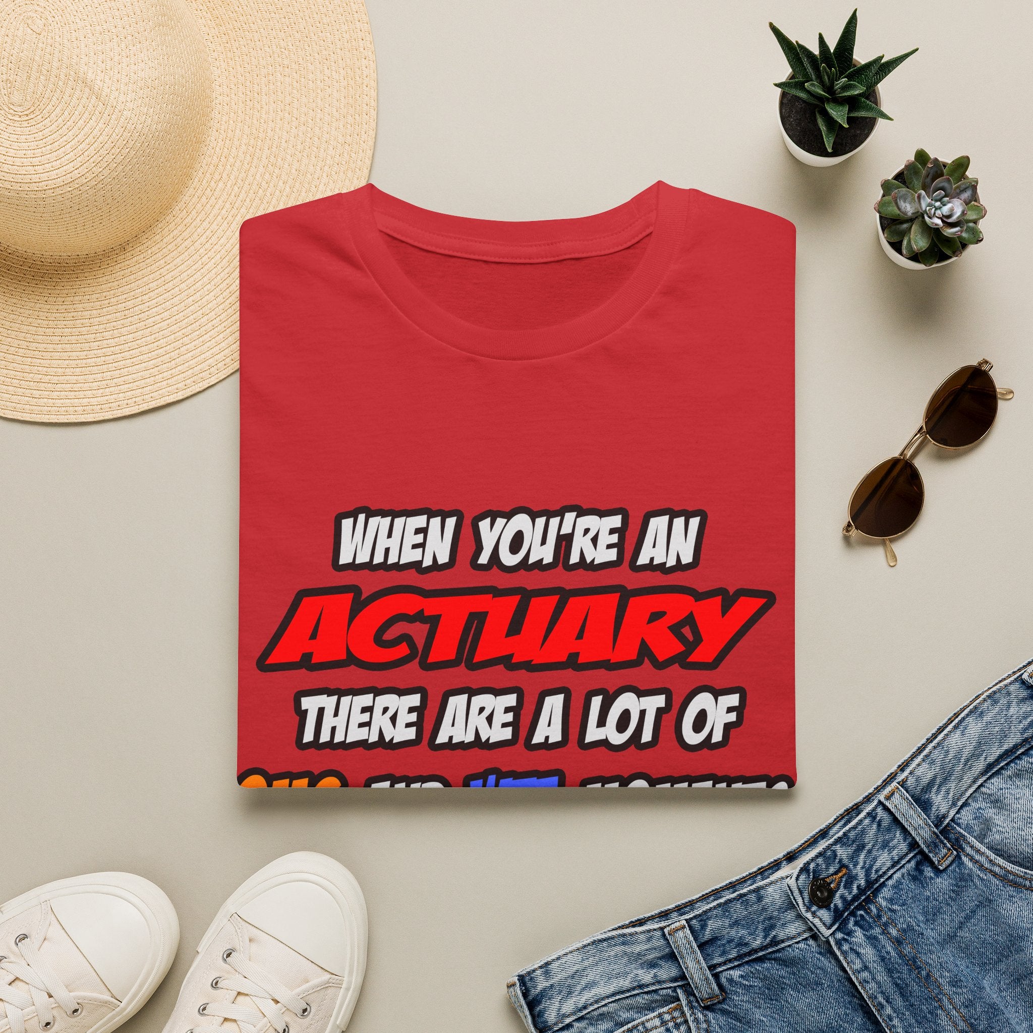 Actuary .. OMG WTF LOL - Unisex Softstyle T-Shirt