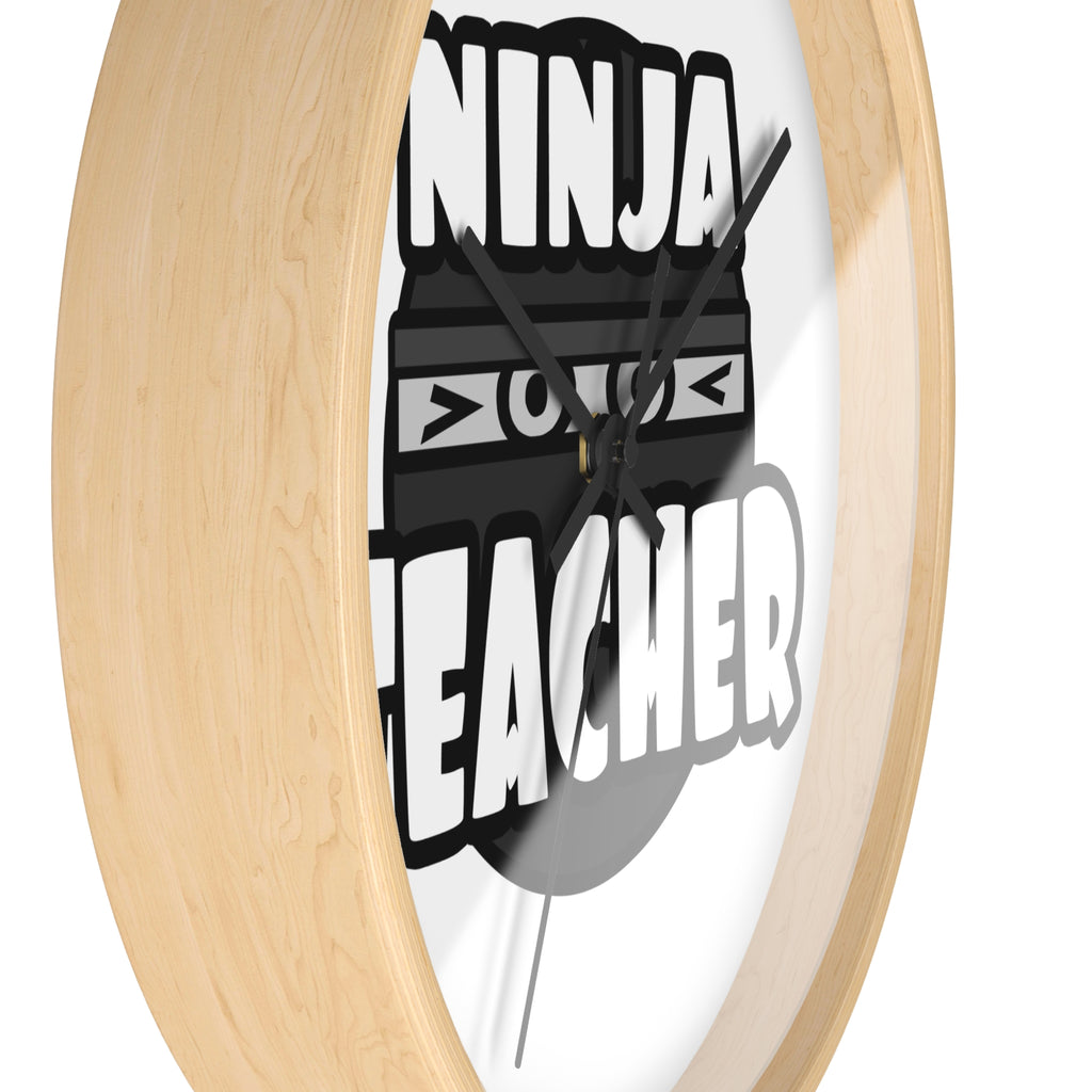 Ninja Teacher - Wall Clock