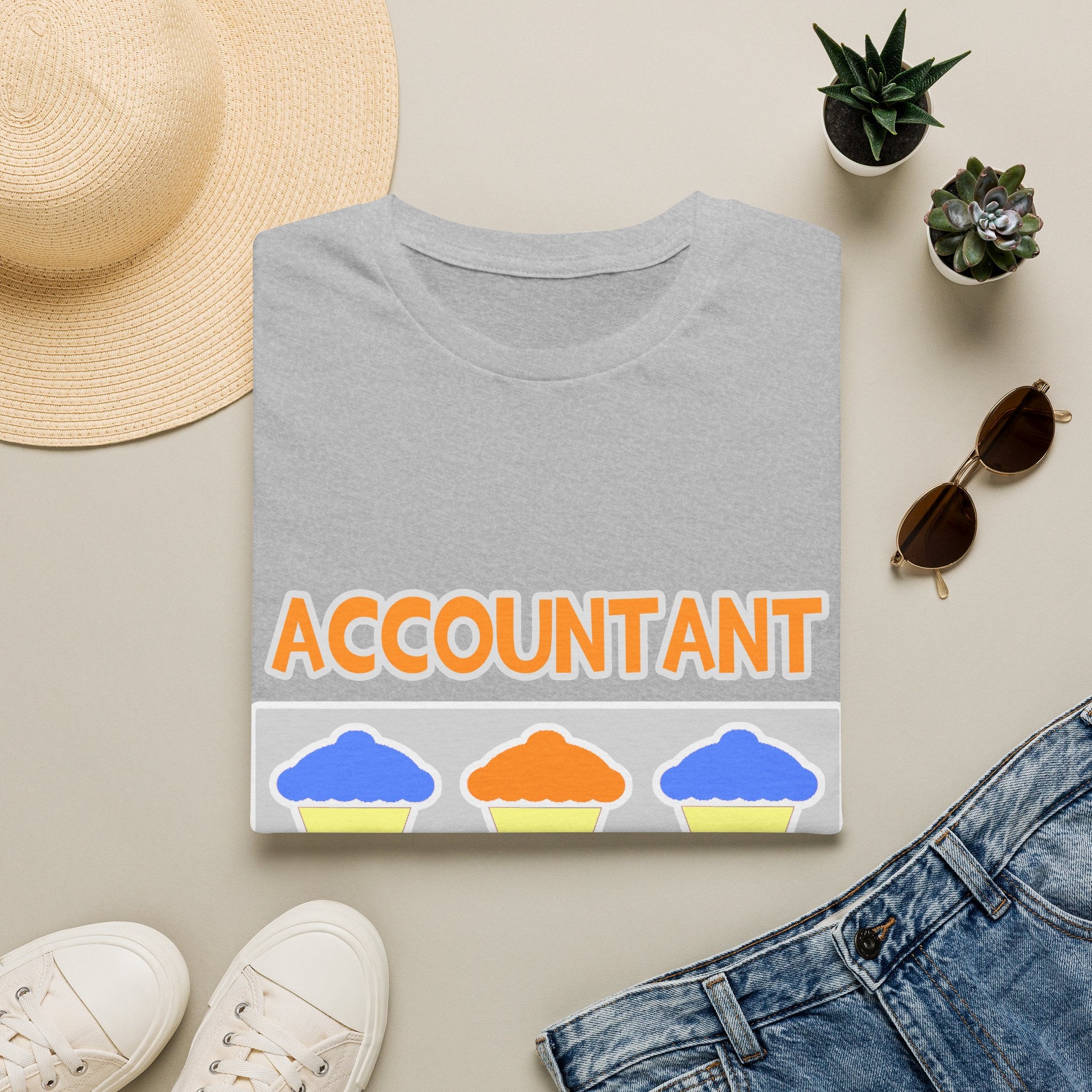 Accountant ... Will Work For Cupcakes - Unisex Softstyle T-Shirt