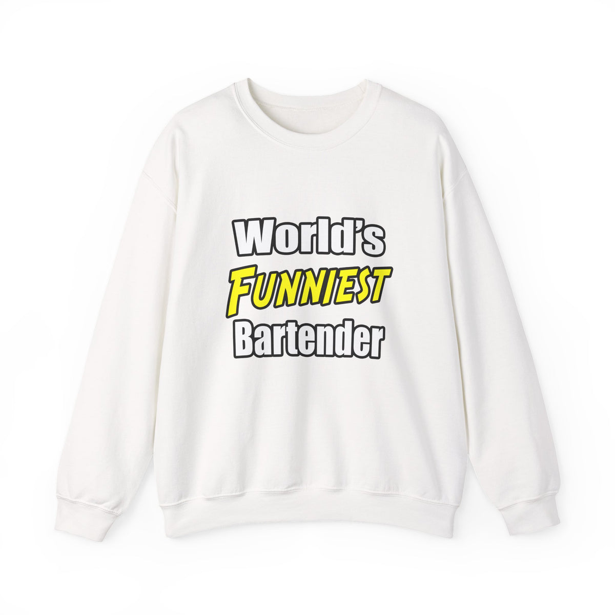 World's Funniest Bartender - Unisex Heavy Blend™ Crewneck Sweatshirt