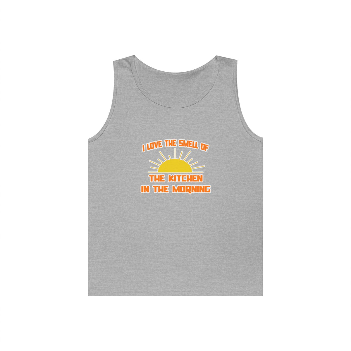 Smell of The Kitchen in the Morning - Unisex Heavy Cotton Tank Top