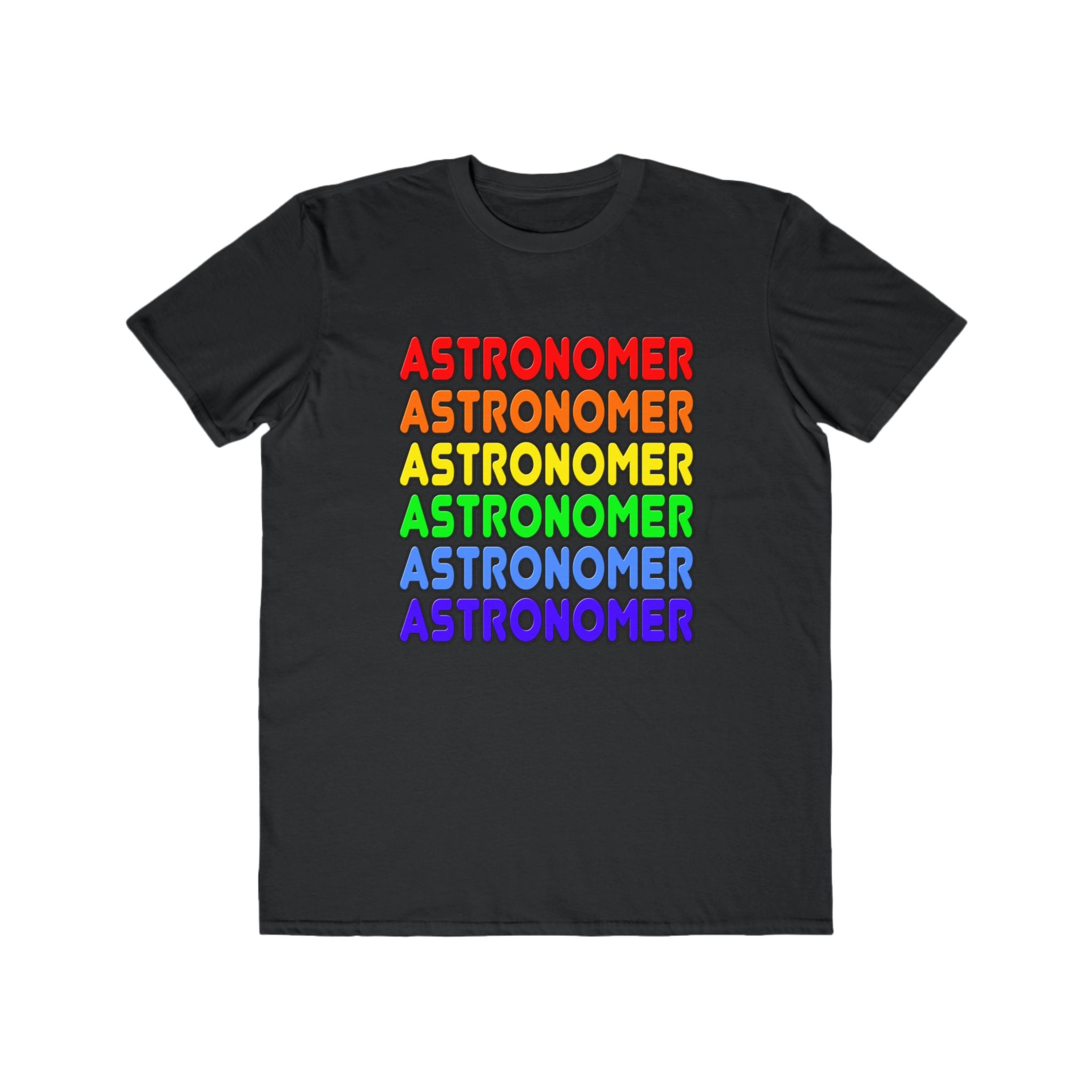 Rainbow Astronomer - Men's Lightweight Fashion Tee
