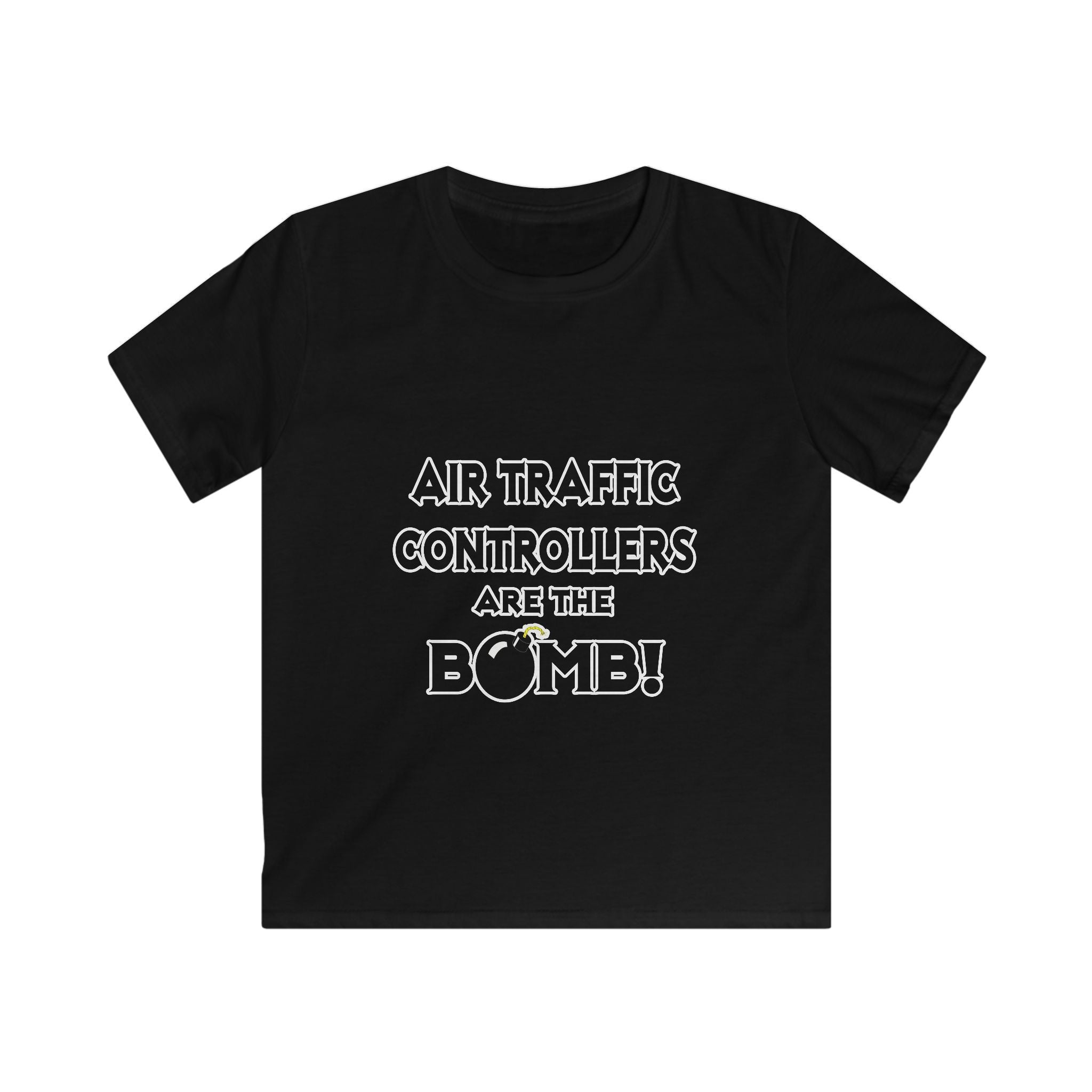 Air Traffic Controllers Are The Bomb! - Kids Softstyle Tee