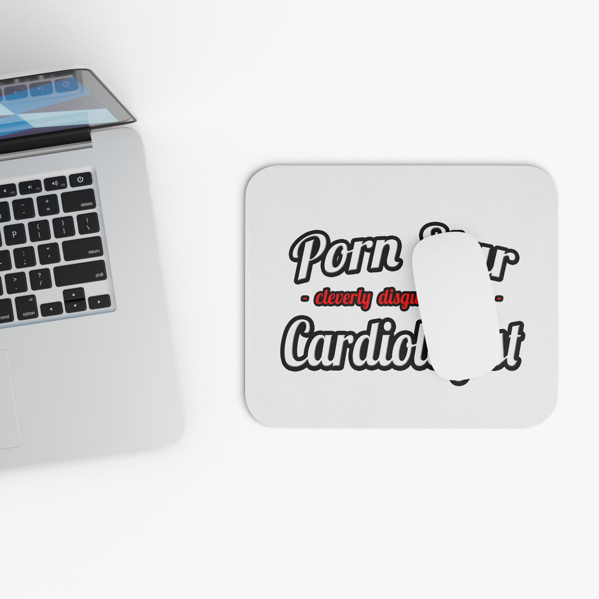 Porn Star...Cardiologist (2) - Mouse Pad (Rectangle)