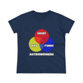 Venn Diagram .. Astronomers - Women's Midweight Cotton Tee