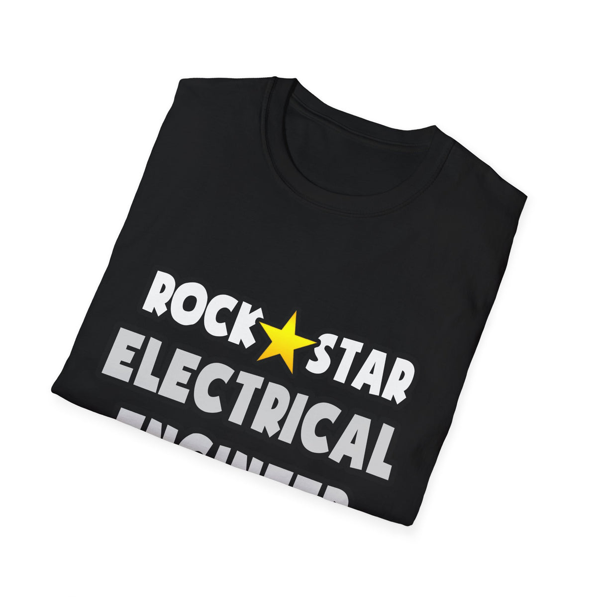 Rock Star Electrical Engineer - Unisex Softstyle T-Shirt