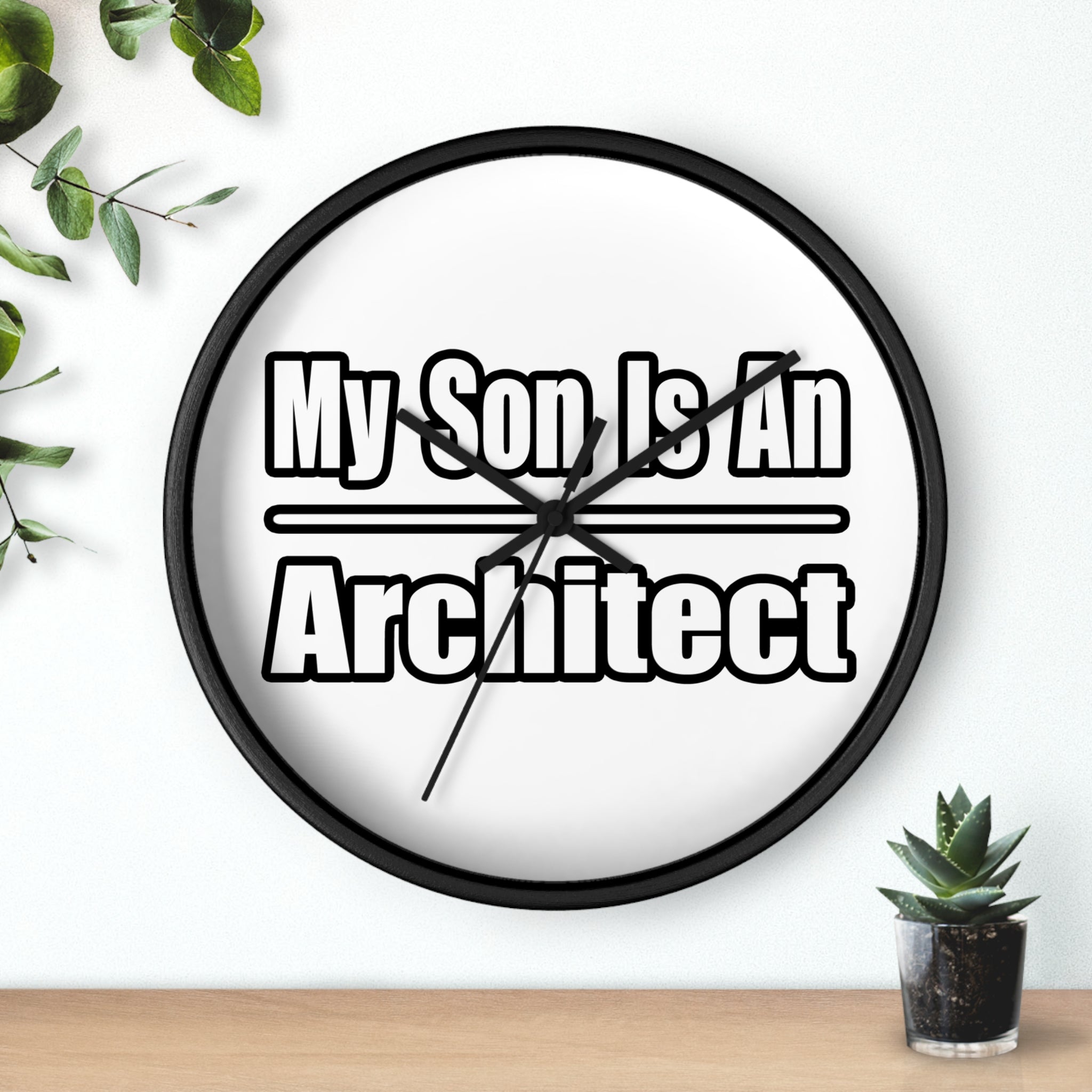 My Son Is An Architect - Wall Clock