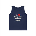 My Heart Belongs To An Aerospace Engineer - Unisex Heavy Cotton Tank Top