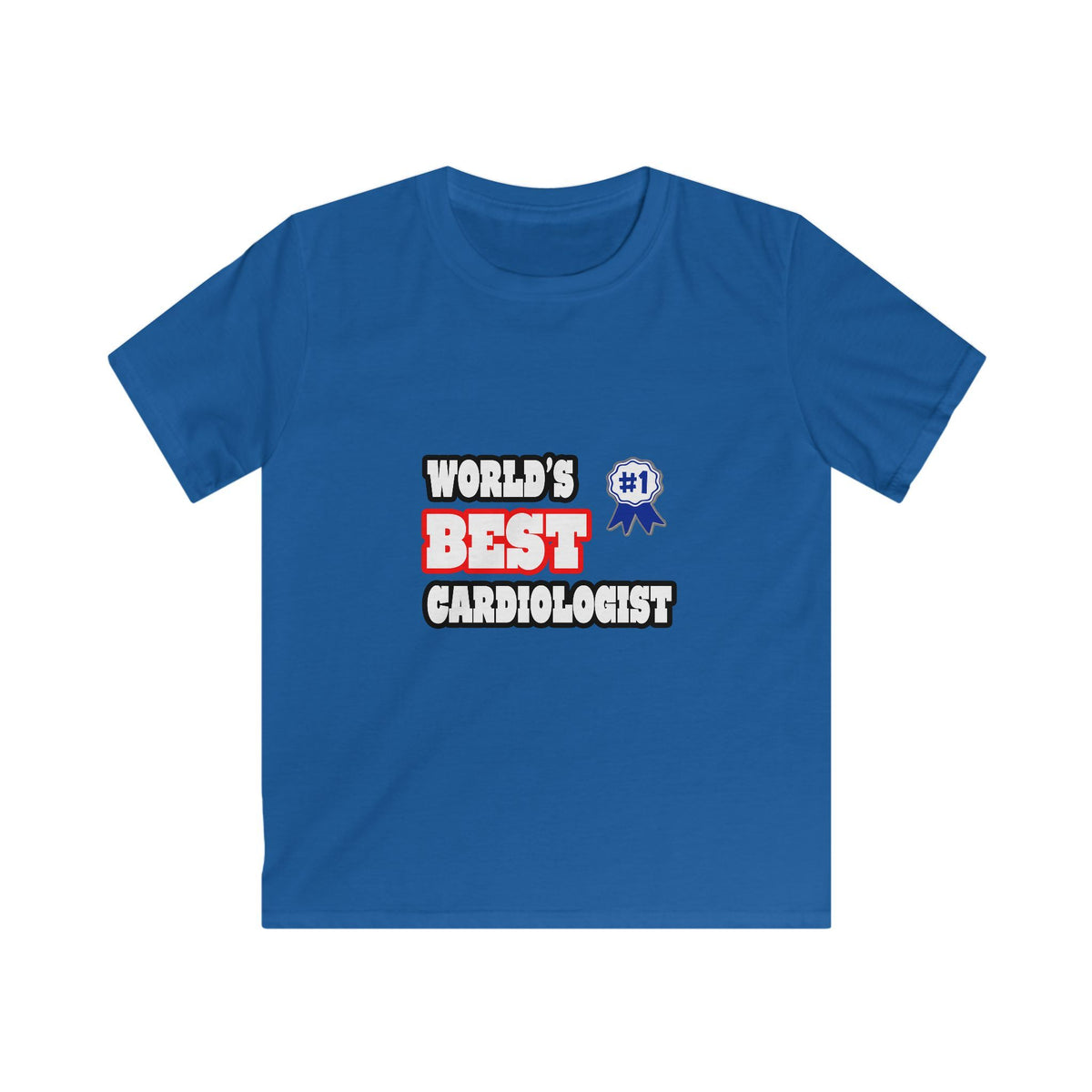 World's Best Cardiologist - Kids Softstyle Tee