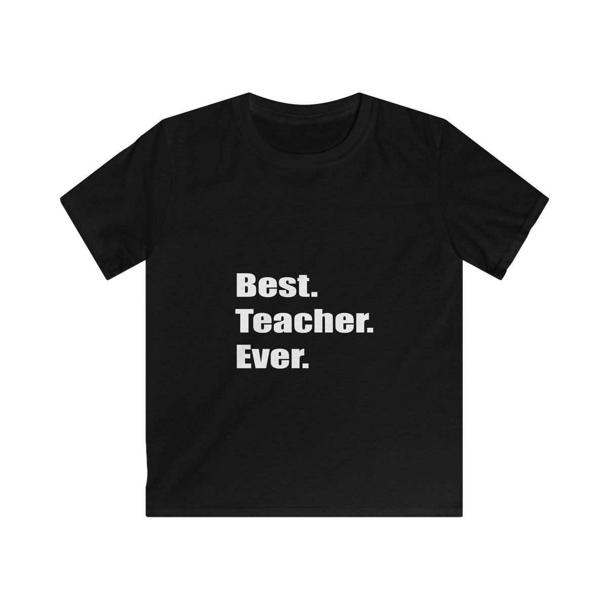 best teacher ever - Kids Softstyle Tee