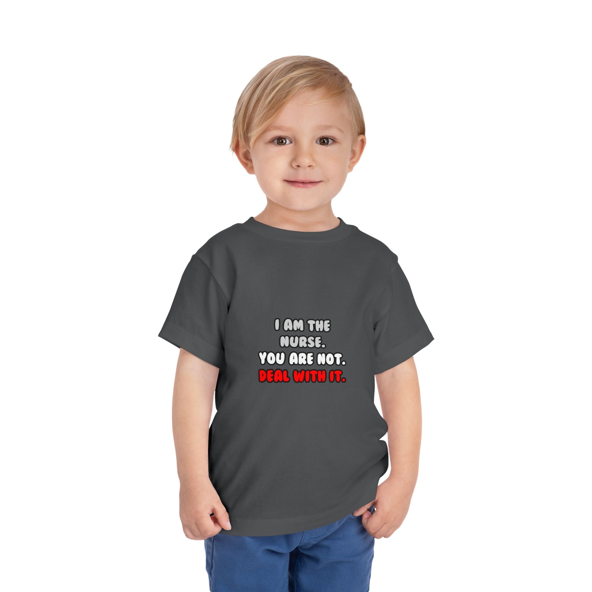 Deal With It ... Funny Nurse - Toddler Short Sleeve Tee