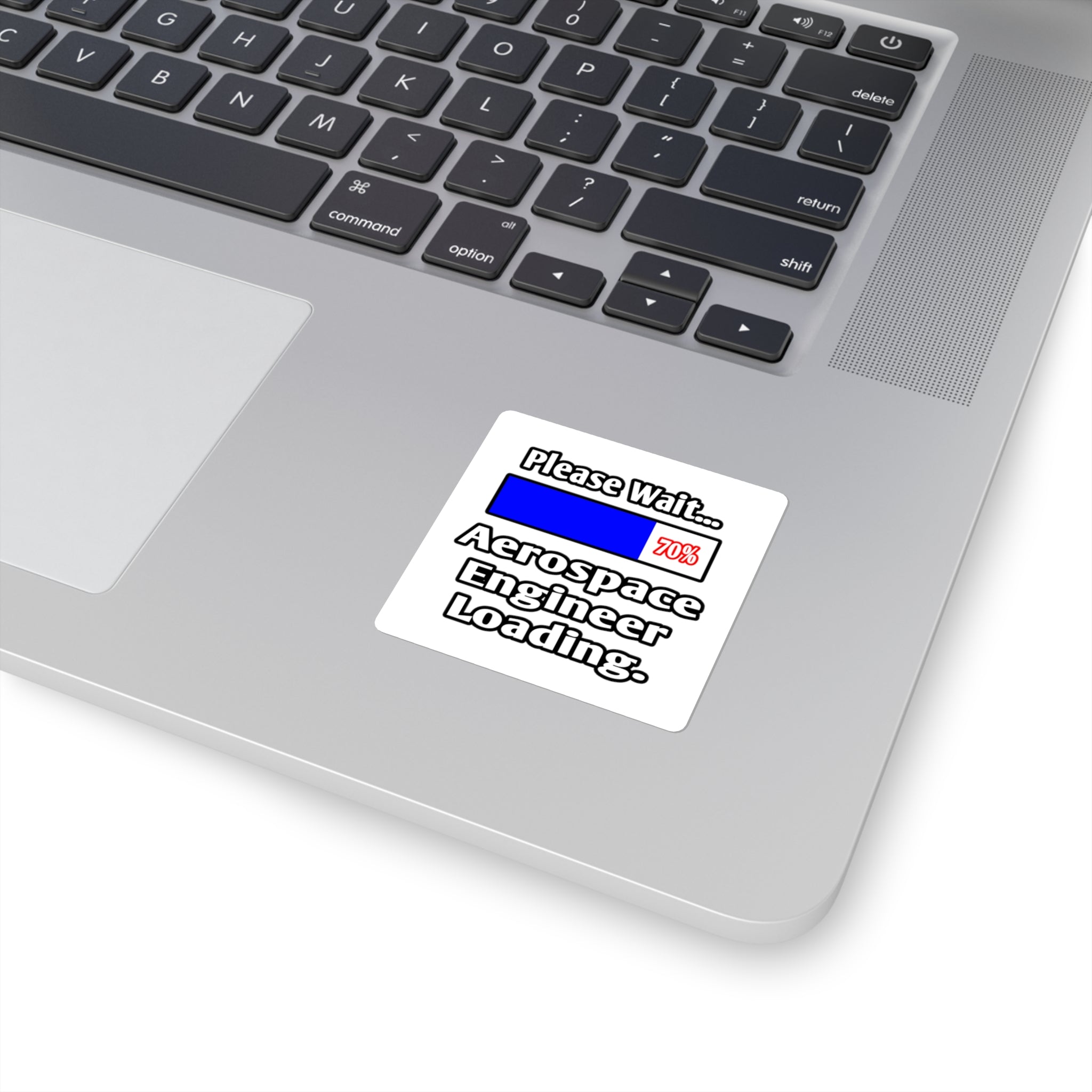 Please Wait...Aerospace Engineer Loading - Square Stickers