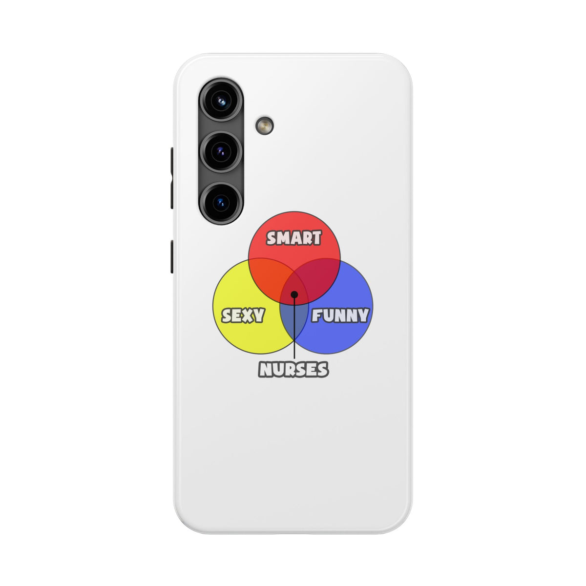 Venn Diagram .. Nurses - Tough Phone Cases