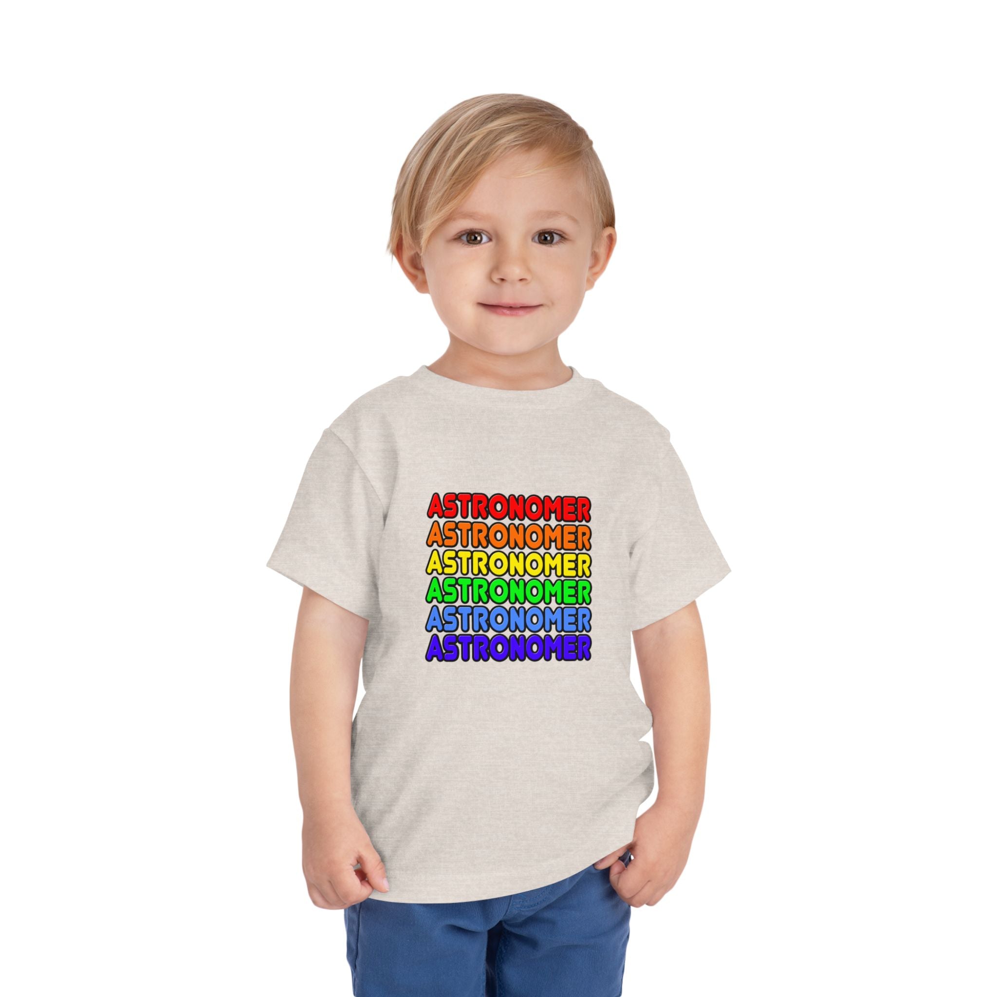 Rainbow Astronomer - Toddler Short Sleeve Tee