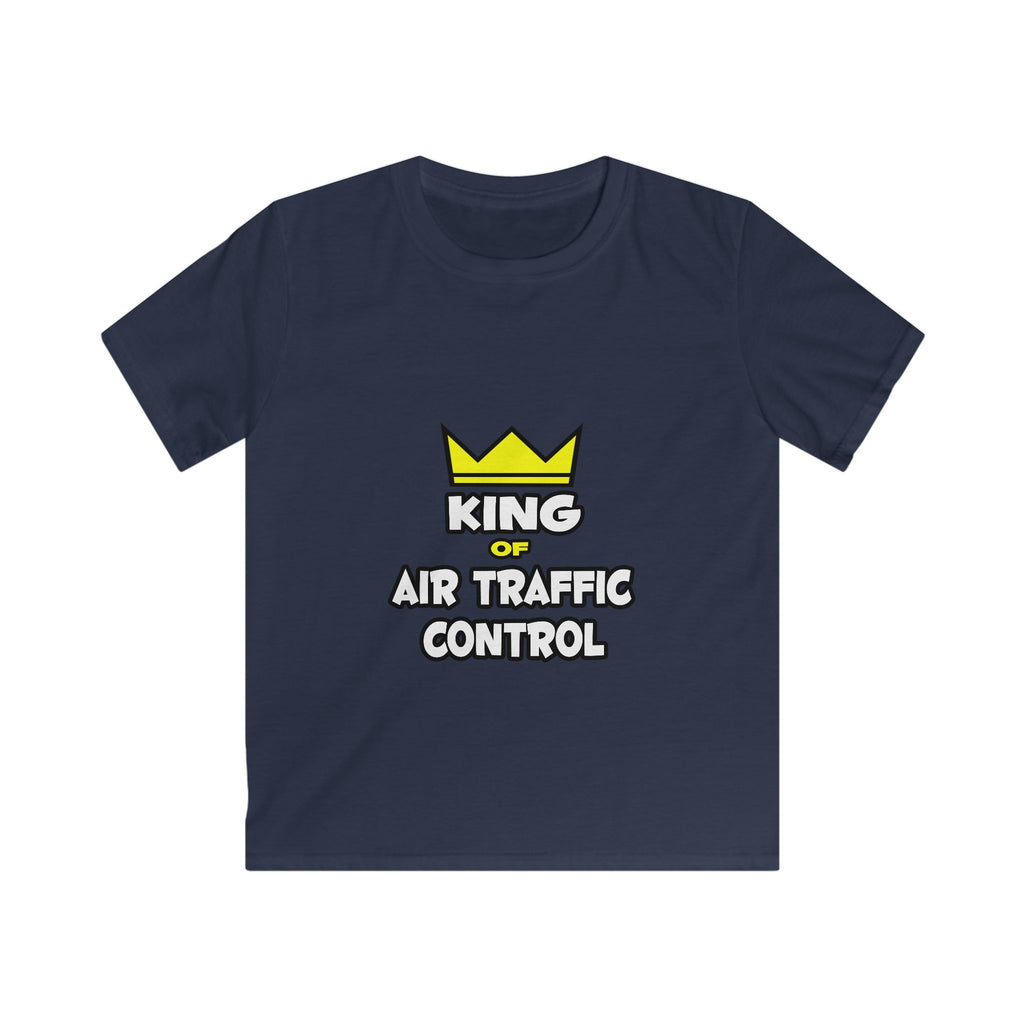 King of Air Traffic Control - Kids Softstyle Tee