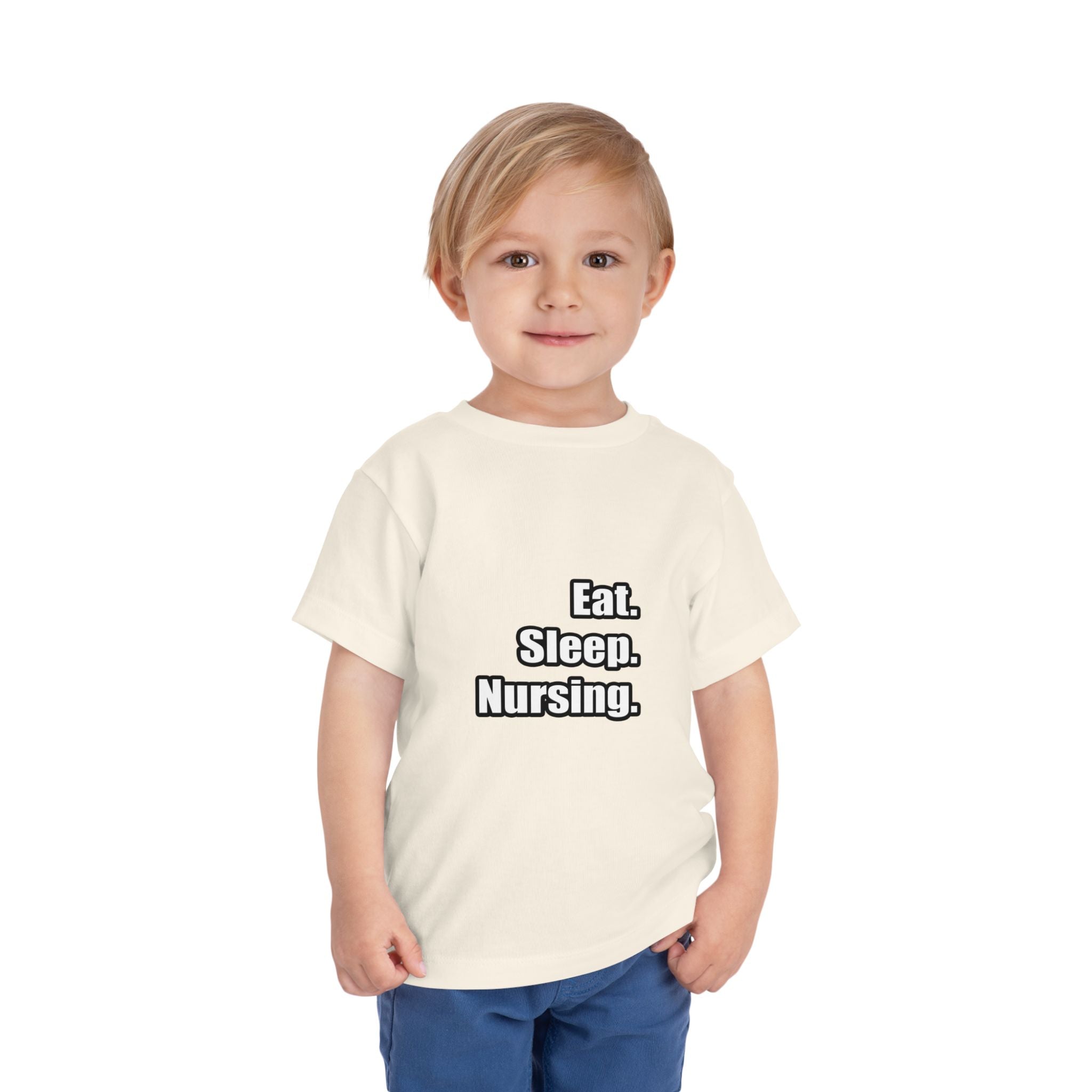 Eat. Sleep. Nursing. - Toddler Short Sleeve Tee