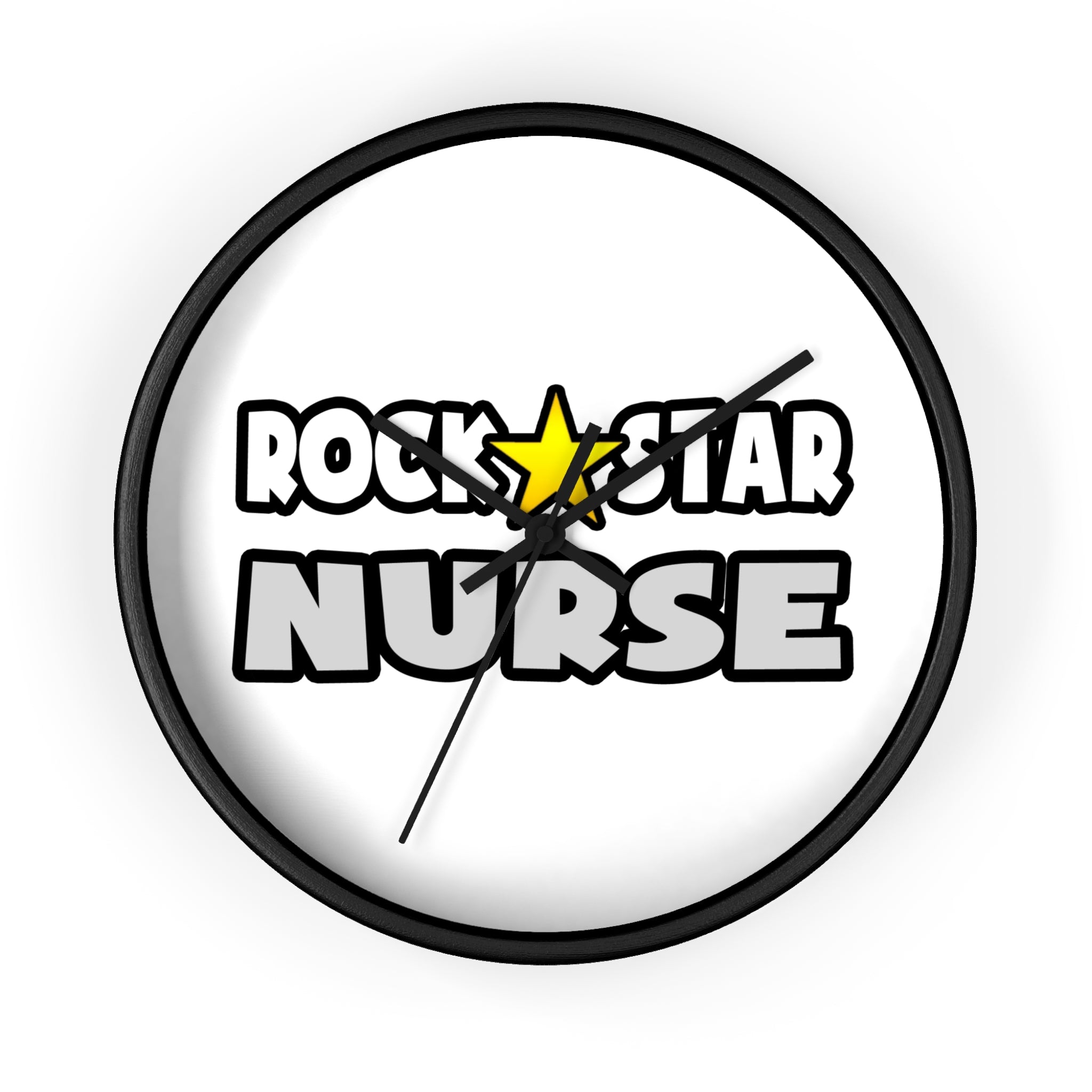 Rock Star Nurse (2) - Wall Clock
