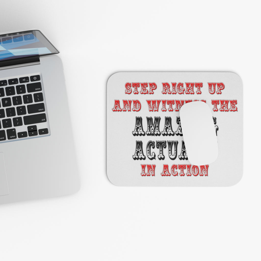 Witness The Amazing Actuary In Action - Mouse Pad (Rectangle)
