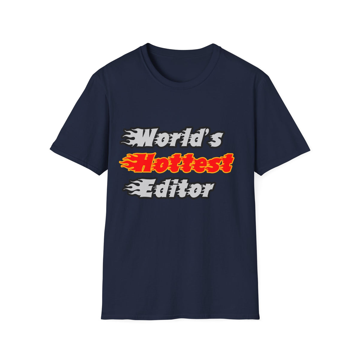 World's Hottest Editor - Unisex Softstyle T-Shirt