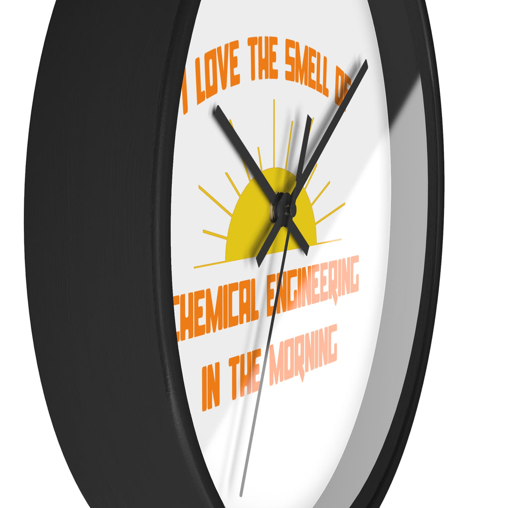 Smell of Chemical Engineering in the Morning - Wall Clock