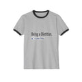 Being a Dietitian...I Like This - Unisex Cotton Ringer T-Shirt