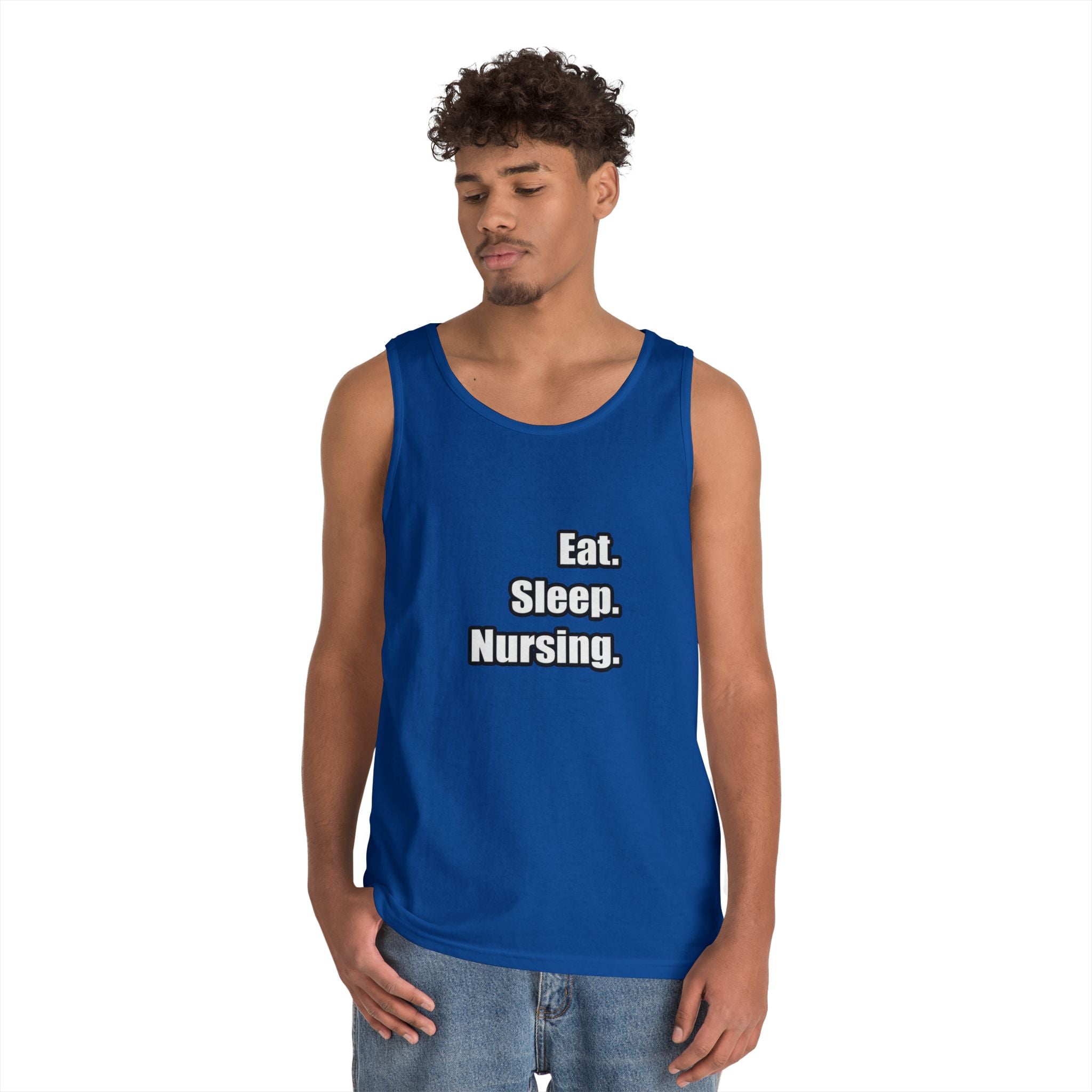 Eat. Sleep. Nursing. - Unisex Heavy Cotton Tank Top