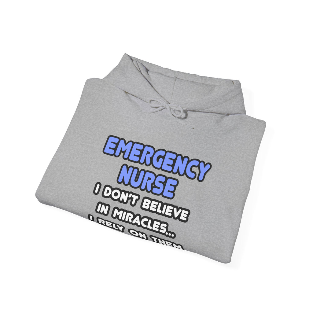 Miracles and Emergency Nurses - Unisex Heavy Blend™ Hooded Sweatshirt