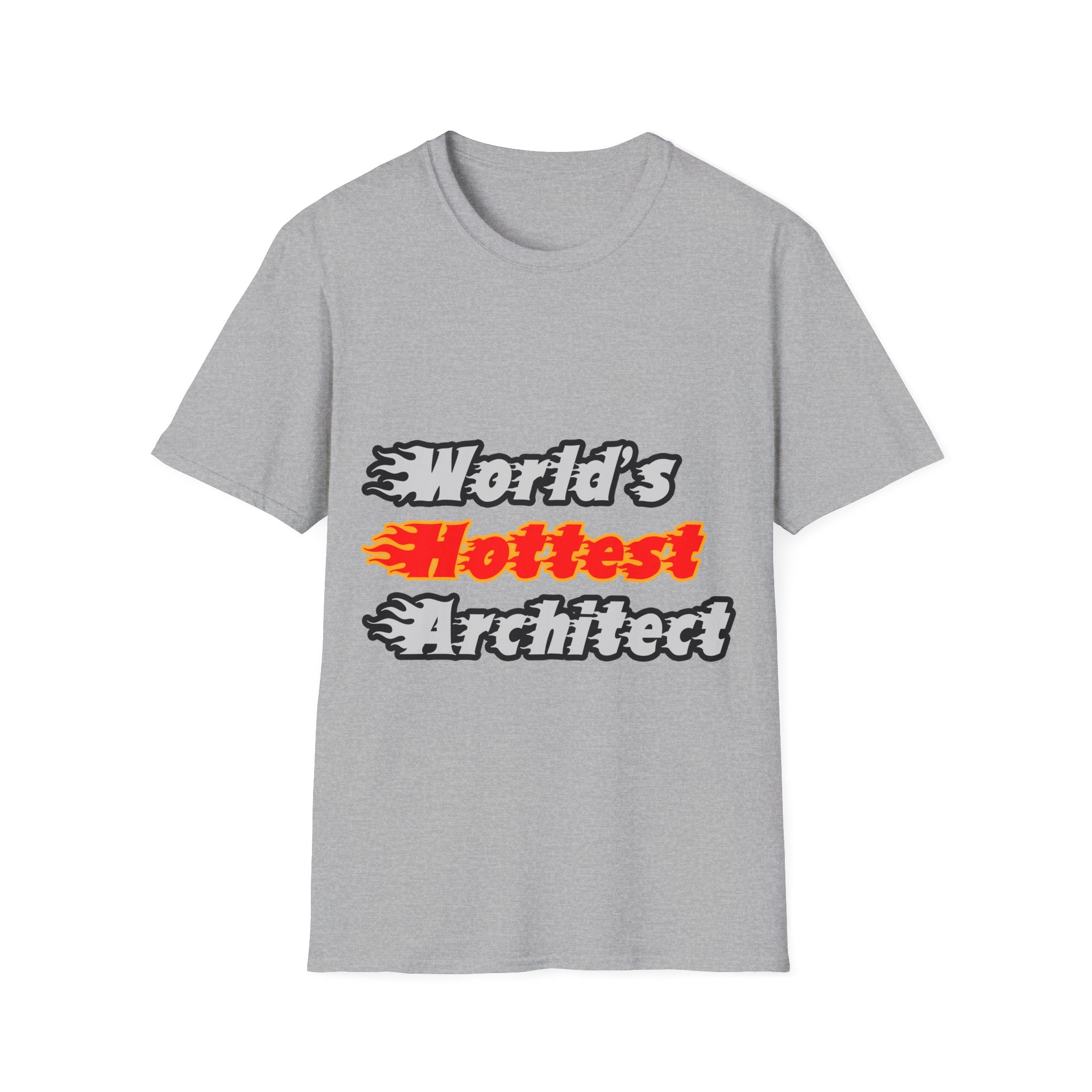 World's Hottest Architect - Unisex Softstyle T-Shirt