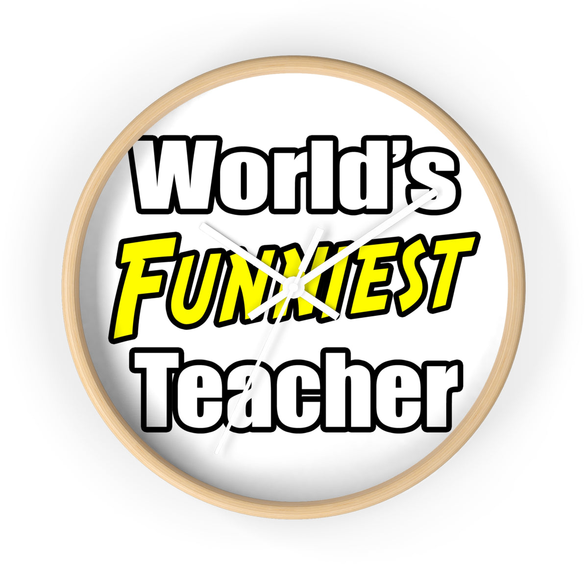 World's Funniest Teacher - Wall Clock