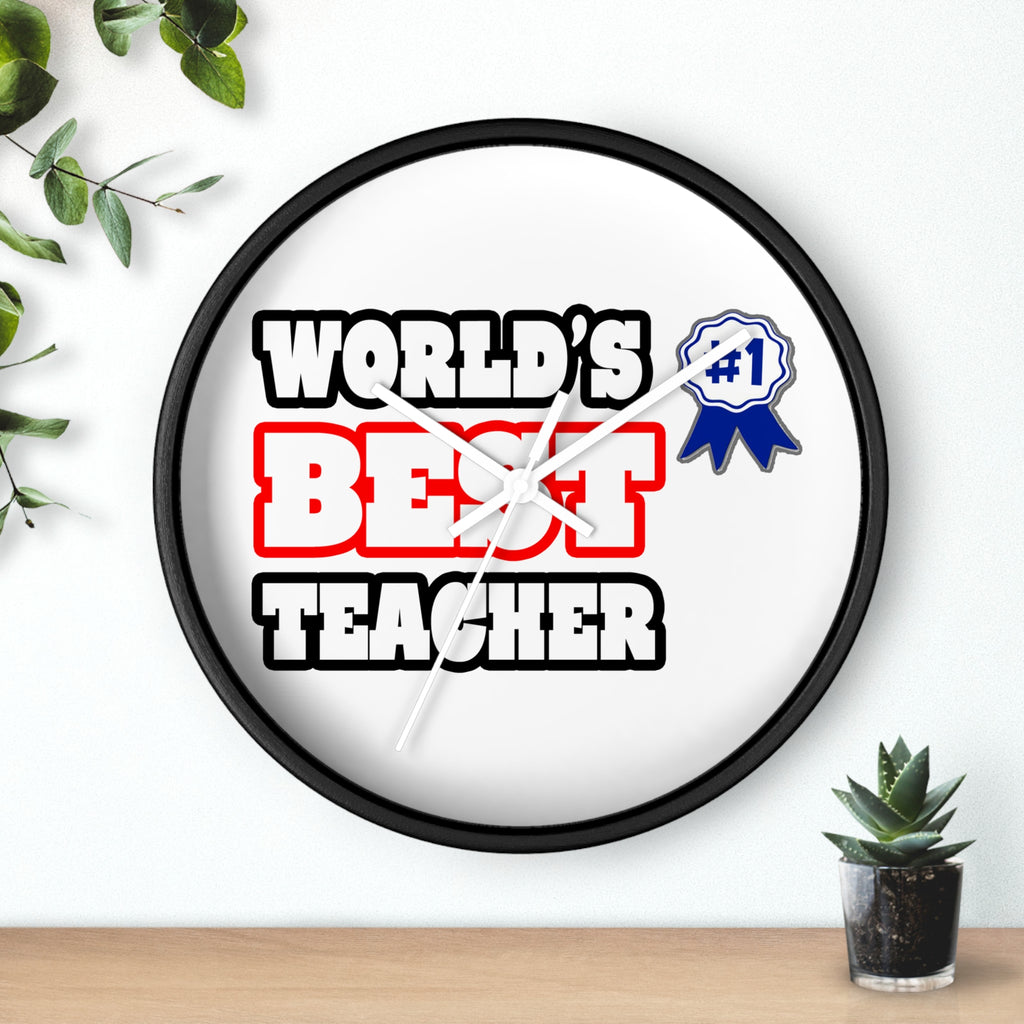 World's Best Teacher - Wall Clock