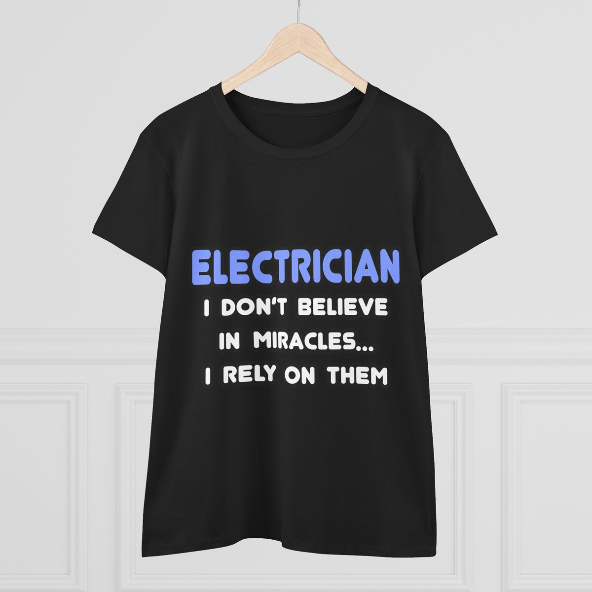 Miracles and Electricians - Women's Midweight Cotton Tee