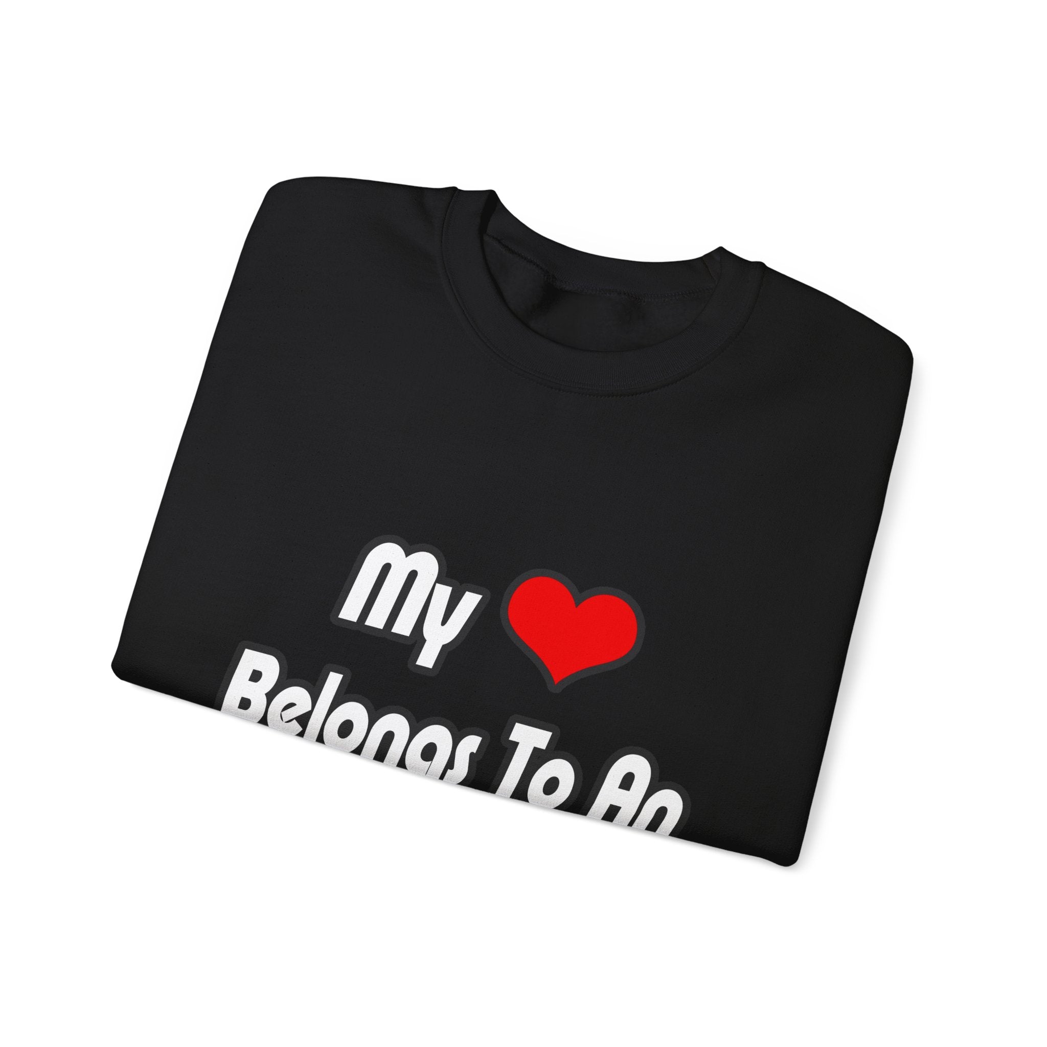 My Heart Belongs To An Engineer - Unisex Heavy Blend™ Crewneck Sweatshirt