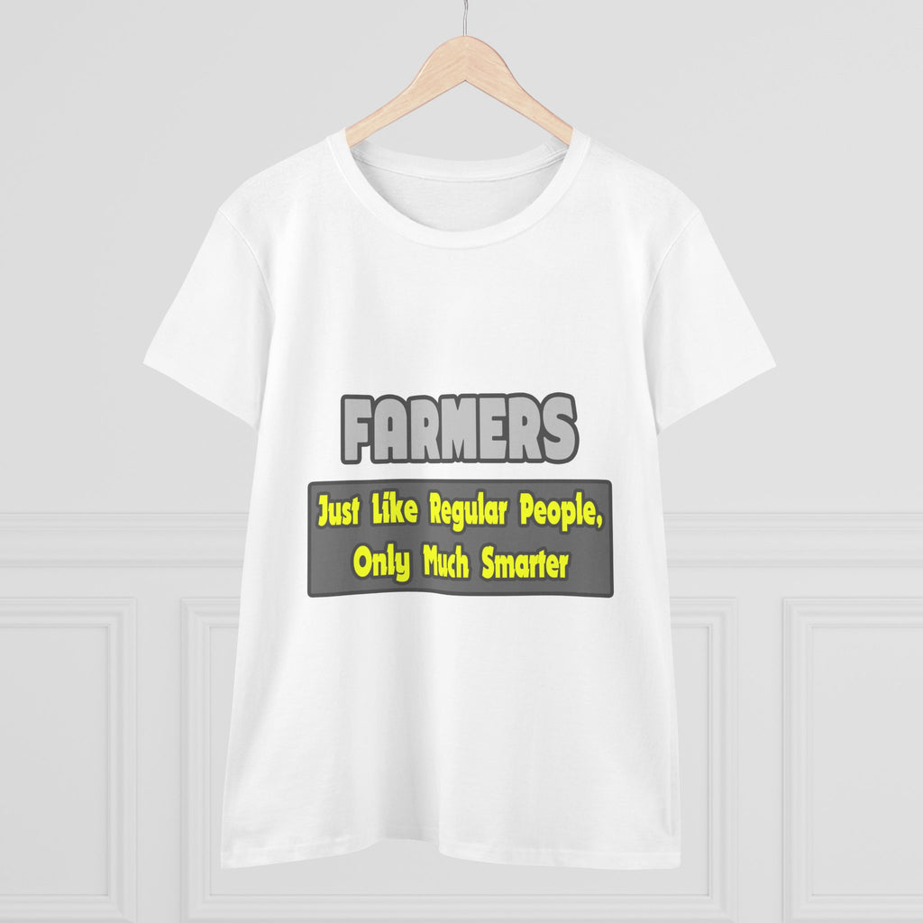 Farmers...Smarter - Women's Midweight Cotton Tee