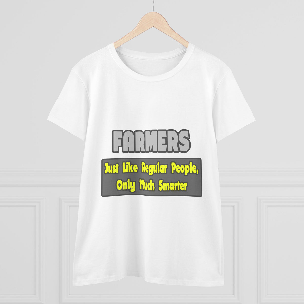 Farmers...Smarter - Women's Midweight Cotton Tee