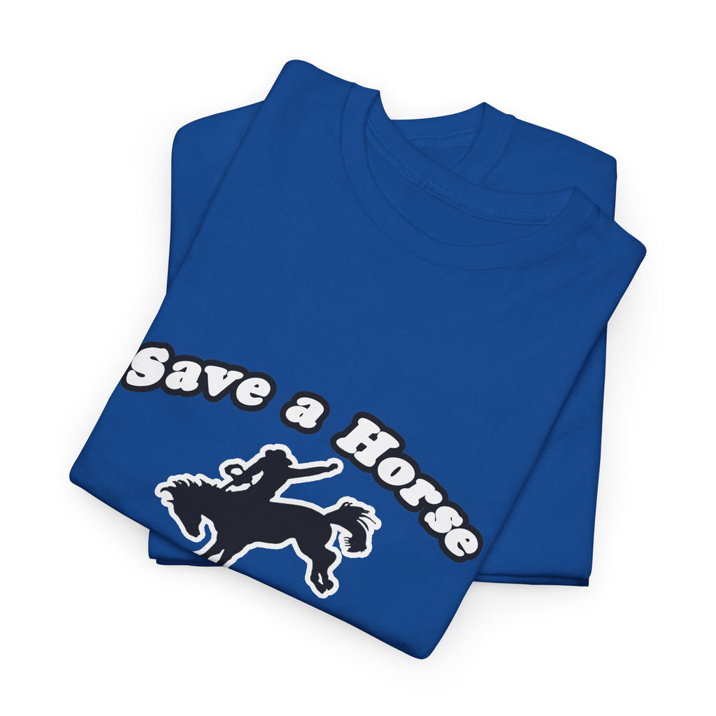 Save Horse, Ride Cardiologist - Unisex Heavy Cotton Tee