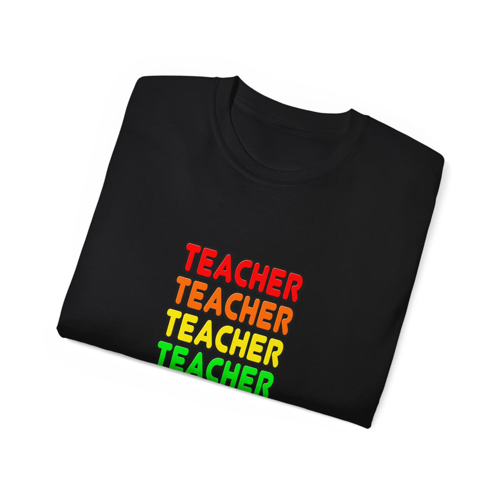 Rainbow Teacher - Unisex Ultra Cotton Tee