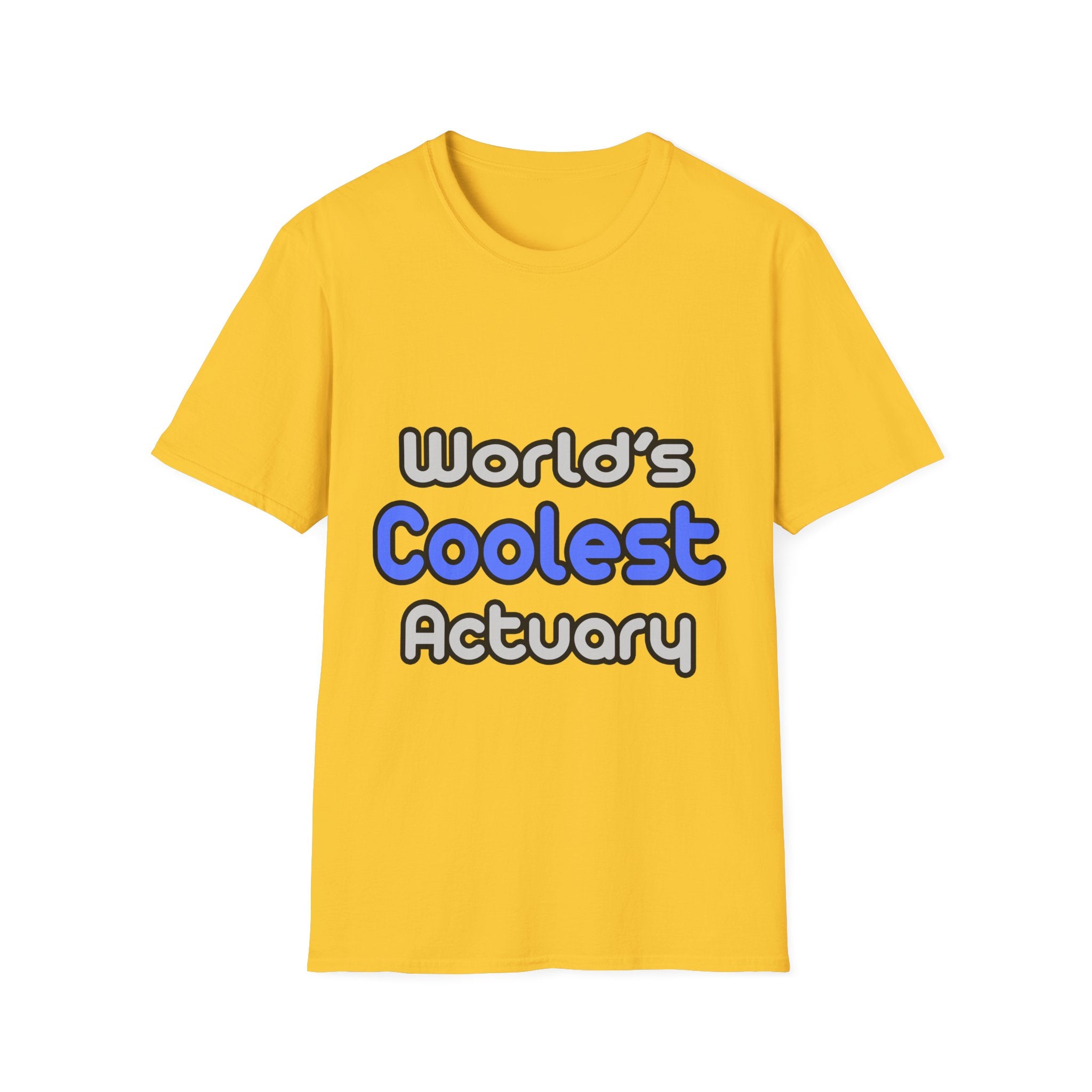 World's Coolest Actuary - Unisex Softstyle T-Shirt