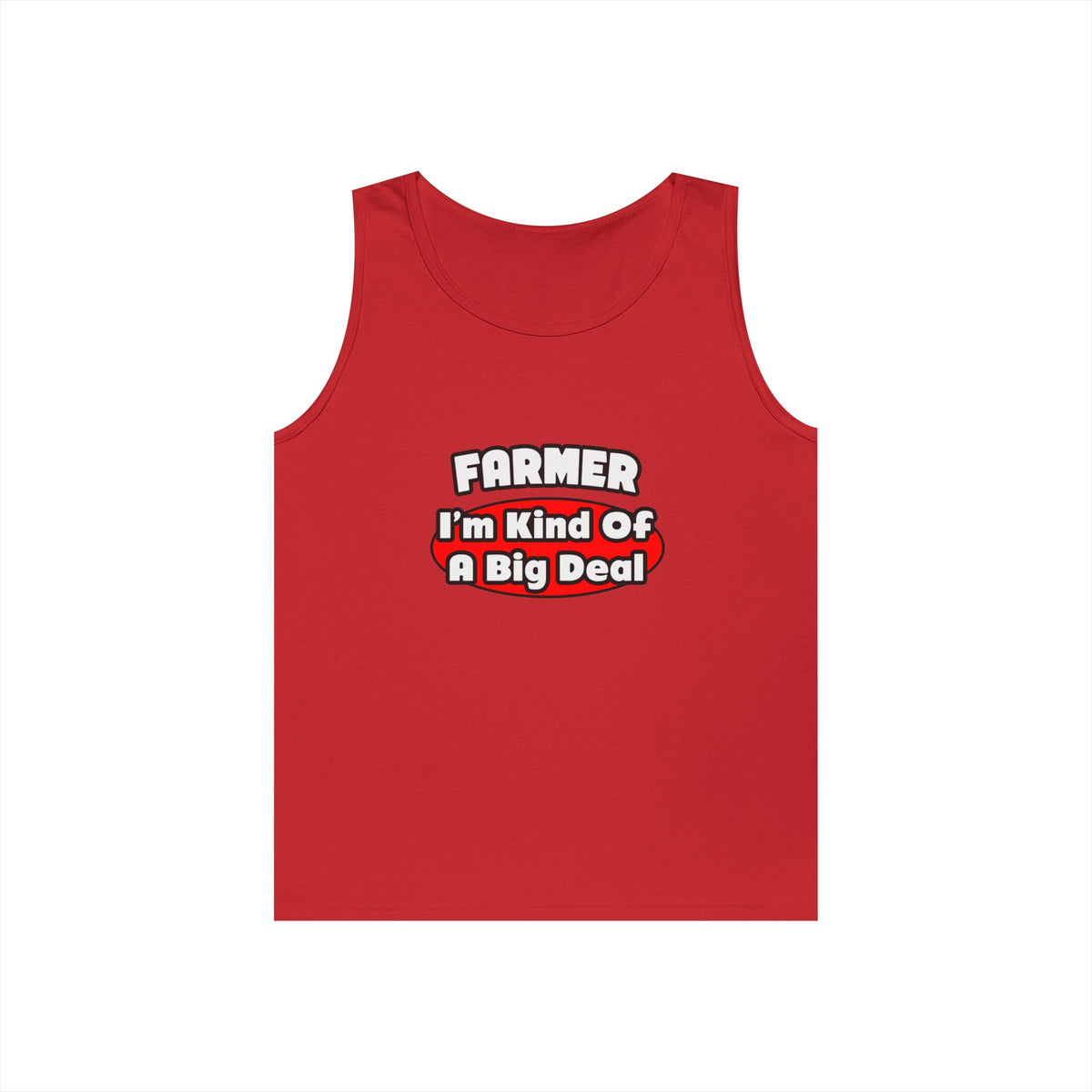 Farmer...Big Deal - Unisex Heavy Cotton Tank Top